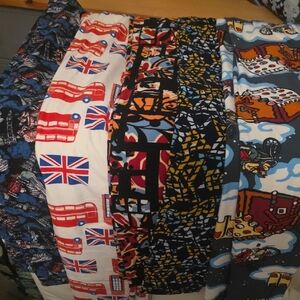 LuLaRoe Leggings with Multicolor Patterns
